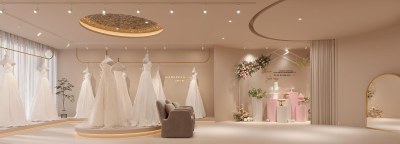 现代婚纱摄影店3D模型下载